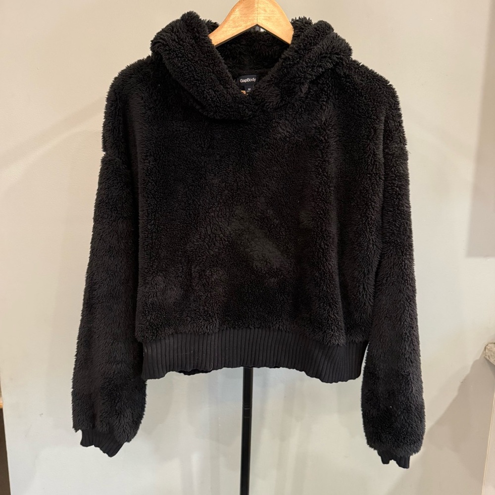 GAPBody Black Plush Jacket